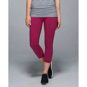 LULULEMON Wunder Under Crop II Space‎ Dye